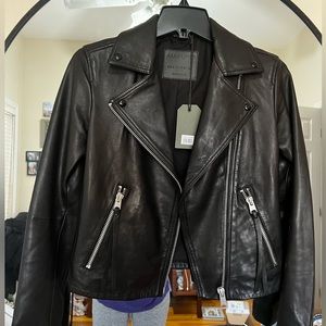 All Saints leather jacket